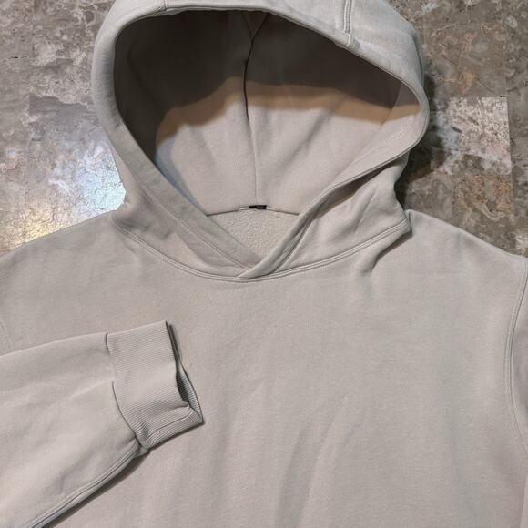 Lululemon Hoodie Mens Small Tan Steady State Gym Lounge Yoga Long Sleeve M3ERZS - Picture 1 of 9